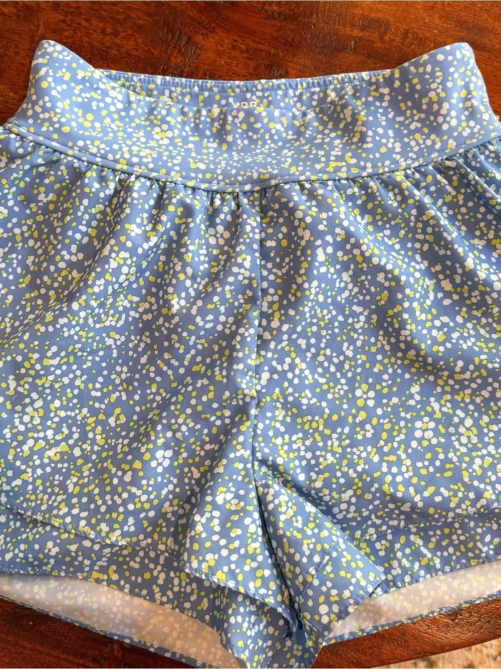 Abercrombie Kids YPB Blue Bottoms with White and Yellow Speckles
